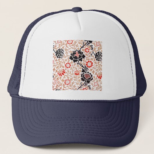 Casquette Conception d'art botanique de Grafton par William (Devant)