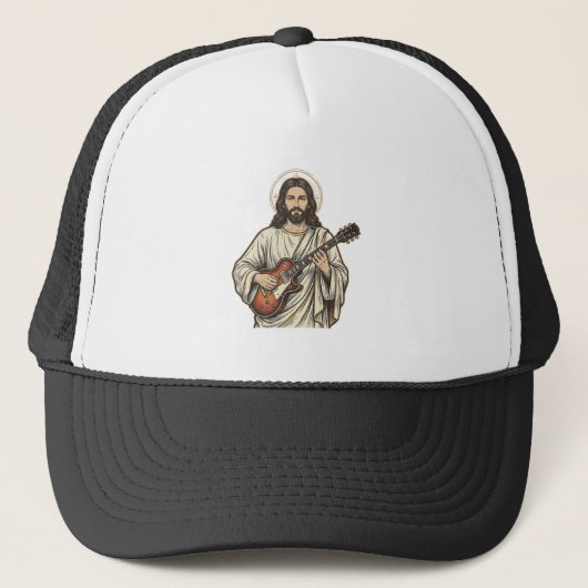Casquette Conception de chemise avec gravure de guitariste s (Devant)