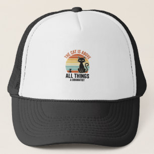 Casquette Conception de chemise humoristique de chat dramati