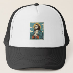 Casquette Conception de chemise religieuse Sauveur priant vi