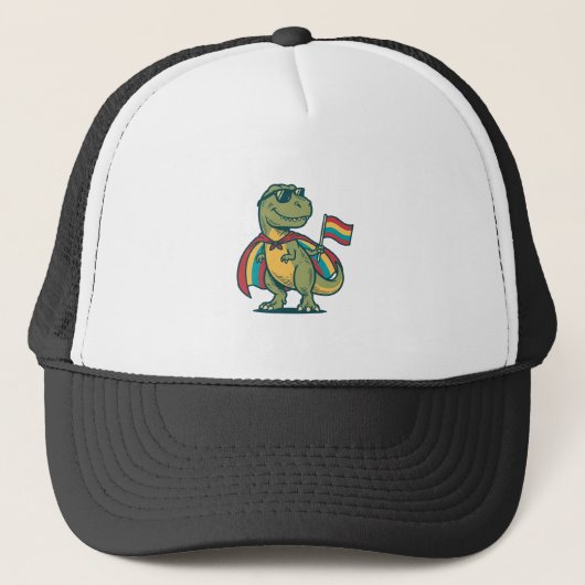 Casquette Conception de chemise vectorielle de dinosaure de (Devant)