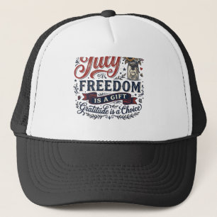 Casquette Conception de chemise vintage de gratitude de libe