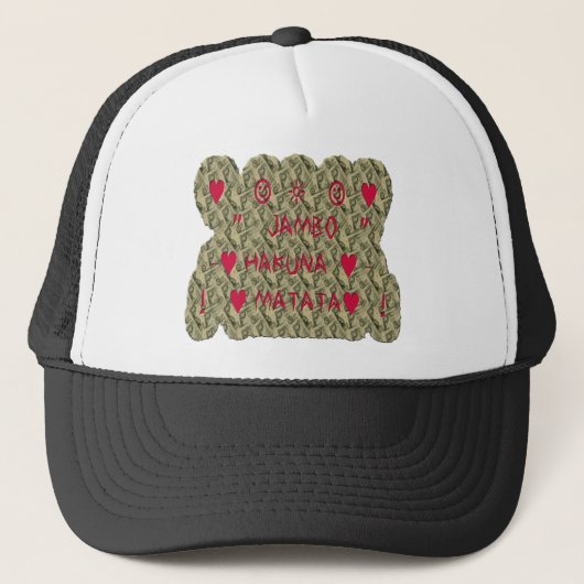 Casquette Conception de dessin d'art d'impression Hakuna Mat (Devant)