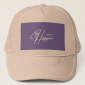 Casquette Conception de devis motivationnel (Devant)