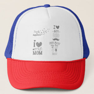 Casquette Conception de devis textuels inspirés par la famil