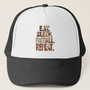 Casquette Conception de fan de football vintage Graphique