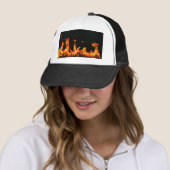 Casquette Conception de flamme (En situation)