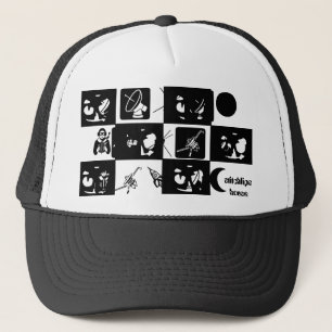 Casquette Conception de Jackolantern et d'aliens