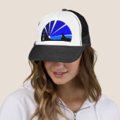 Casquette Conception de kanji de loup solitaire (En situation)