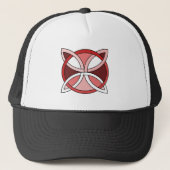 Casquette Conception de Knotwork de Celtic - rouge de (Devant)