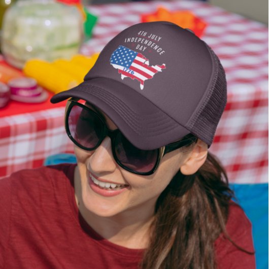 Casquette Conception de la fête de l'indépendance du 4 juill