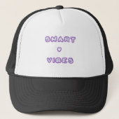 Casquette Conception de l'art texte de devis Smart Vibes (Devant)