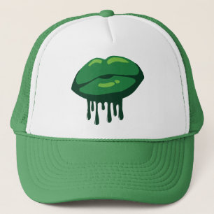 Casquette Conception de lèvres de femme pour la Saint-Patric