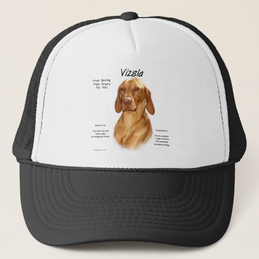 Casquette Conception de l'histoire de Vizsla (Devant)