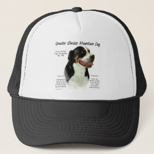Casquette Conception de l'histoire des chiens de montagne de