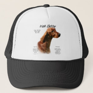 Casquette Conception de l'histoire des Setter irlandais