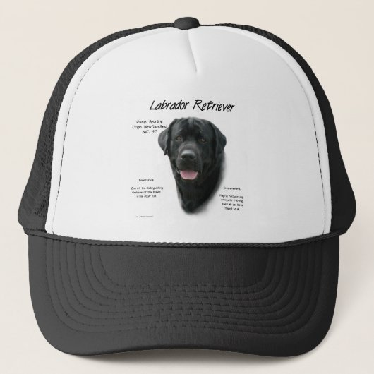 Casquette Conception de l'historique du Labrador Retriever ( (Devant)