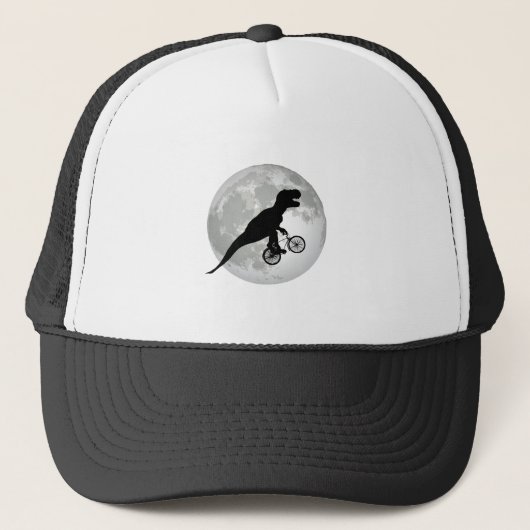 Casquette Conception de lune volante Trex drôle (Devant)