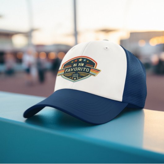 Casquette Conception de patch d'année personnalisée El Tío F