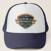Casquette Conception de patch d'année personnalisée El Tío F (Devant)