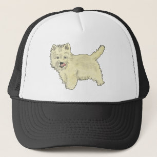 Casquette Conception de peinture artistique de chien West Hi