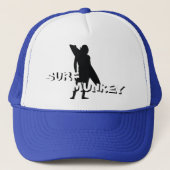 Casquette Conception de silhouette de surfer de Shortboard (Devant)