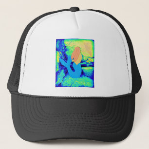 Casquette conception de sirène