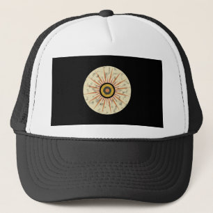 Casquette Conception de soleil levant rétro bohème