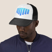 Casquette Conception de spectre géométrique coloré (En situation)