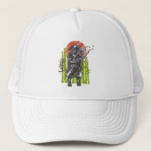 Casquette Conception de super guerrier samouraï (Devant)