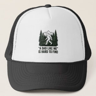 Casquette Conception de T-shirt de forêt vintage de papa Big