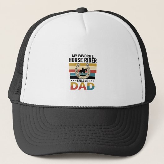 Casquette Conception de t-shirt Mon cavalier de cheval préfé (Devant)