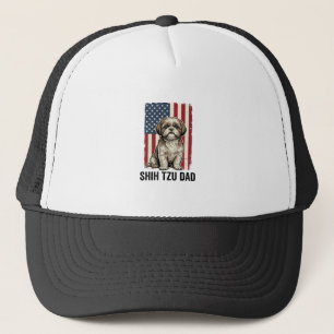 Casquette Conception de t-shirt pour chien vintage patriotiq
