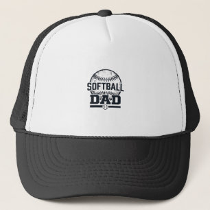 Casquette Conception de T-Shirt Vectoriel Papa Softball Vint