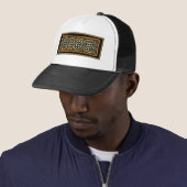 Casquette Conception de textile Kuba africain (En situation)