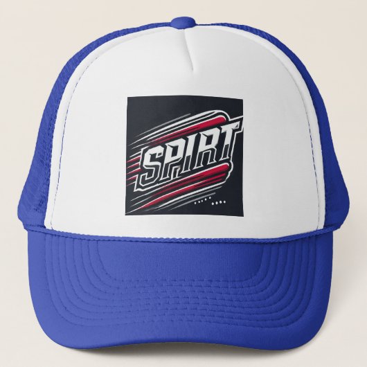 Casquette Conception de typographie sportive audacieuse SPIR (Devant)