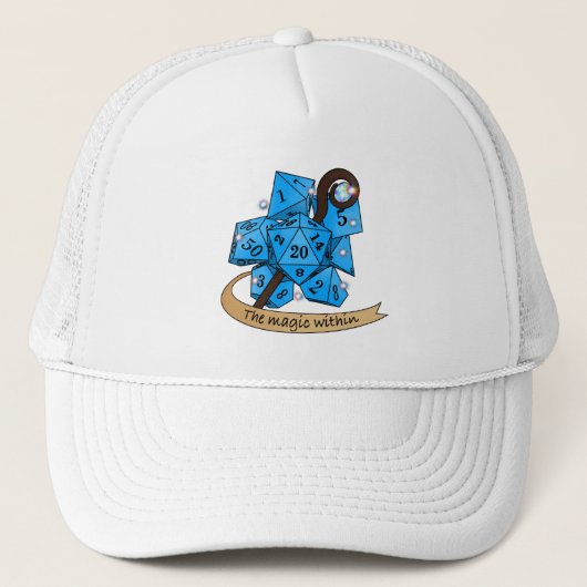 Casquette Conception des dés de sorcier (Devant)