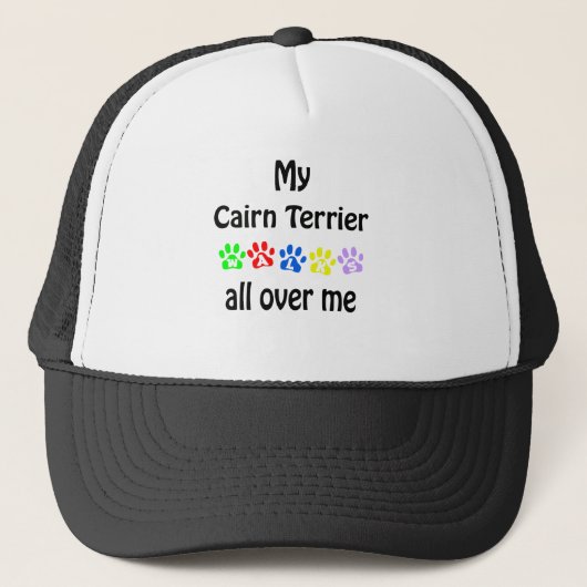Casquette Conception des marches de Cairn Terrier (Devant)