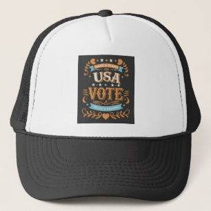 Casquette Conception des votes vintage aux USA
