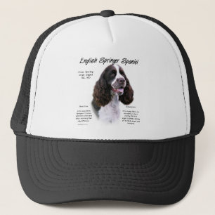 Casquette Conception d'histoire d'épagneul de springer