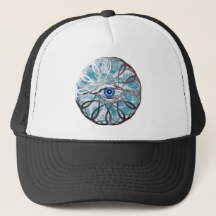 Casquette Conception d'oeil mystique Chrome