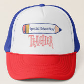 Casquette Conception du crayon enseignant de l'éducation spé (Devant)