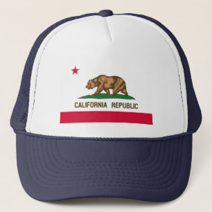 Casquette Conception du drapeau de l'État de Californie