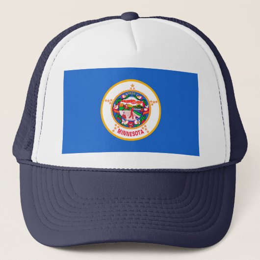 Casquette Conception du drapeau de l'État du Minnesota (Devant)