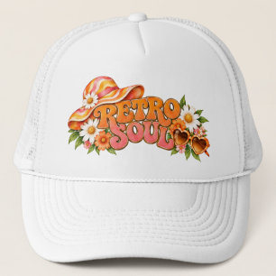 Casquette Conception Fleurie Retro Soul 1970