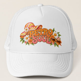 Casquette Conception Fleurie Retro Soul 1970
