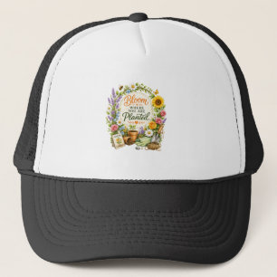 Casquette Conception Inspirante de Jardin Floral Aquarelle