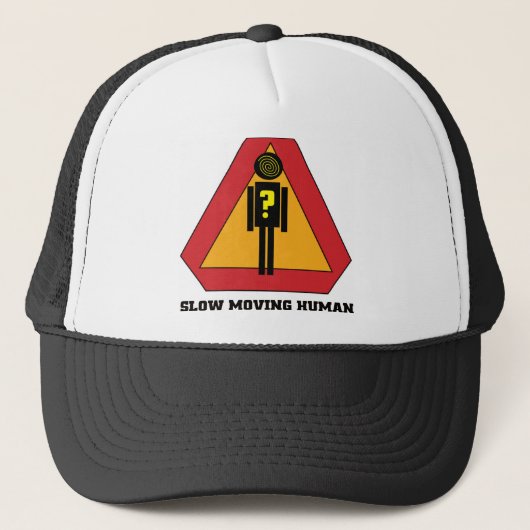 Casquette Conception lente de signe d'humains (Devant)