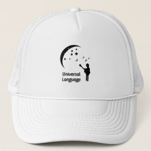 Casquette Conception musicale de langue universelle (Devant)