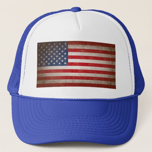 Casquette Conception patriotique vintage de drapeau (Devant)